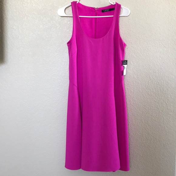 ralph lauren hot pink dress